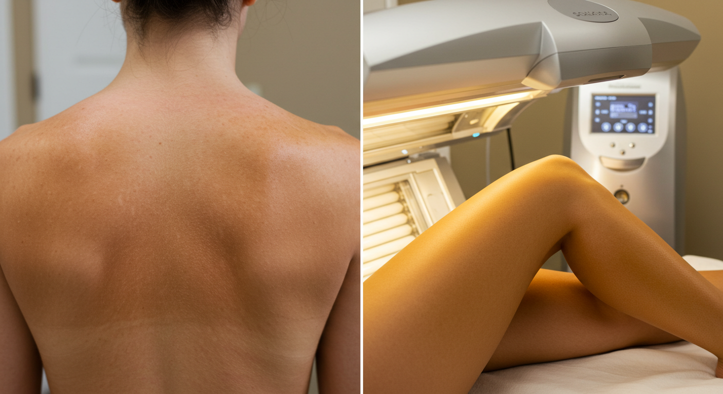 日焼けケアの正しい利用方法を説明するイメージ